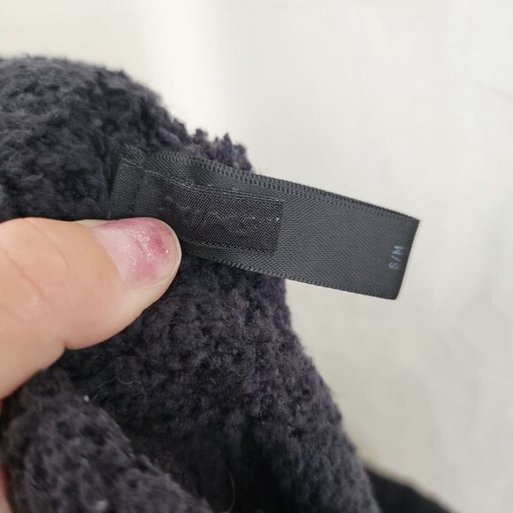 SKIMS 2 Piece Cozy Knit Short Set 2 Pairs Shorts Cream Black Fuzzy S/M Teddy - Picture 11 of 12